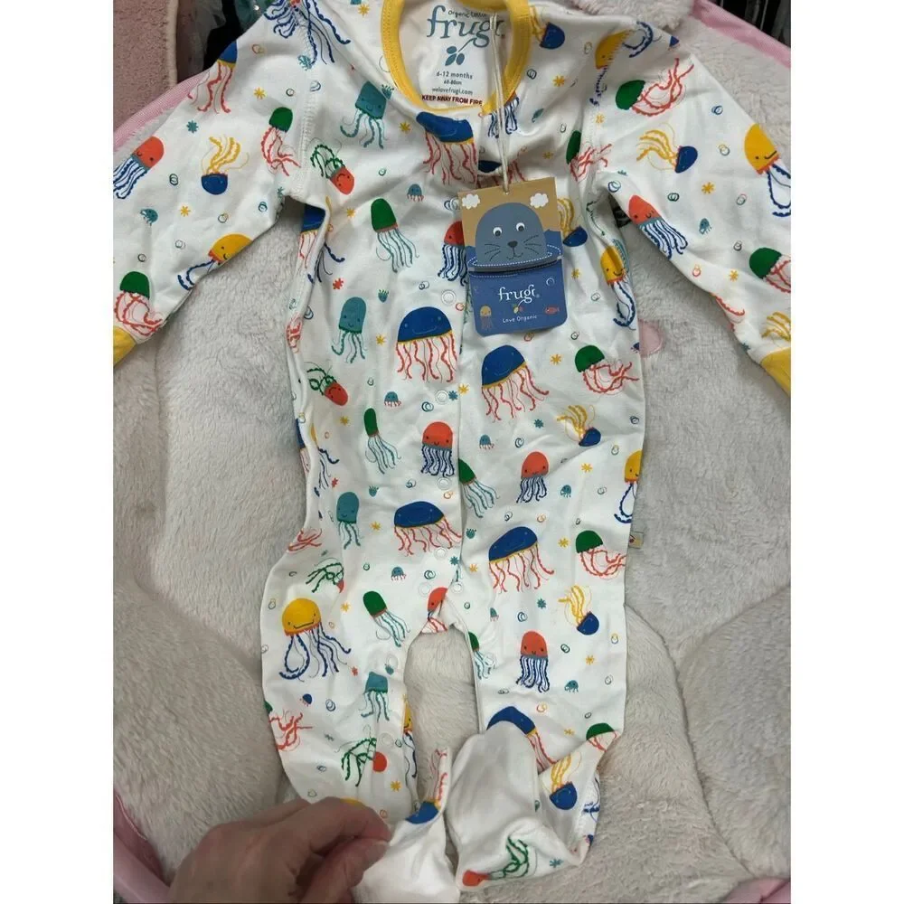 Frugi octopus footed sleeper 6/12